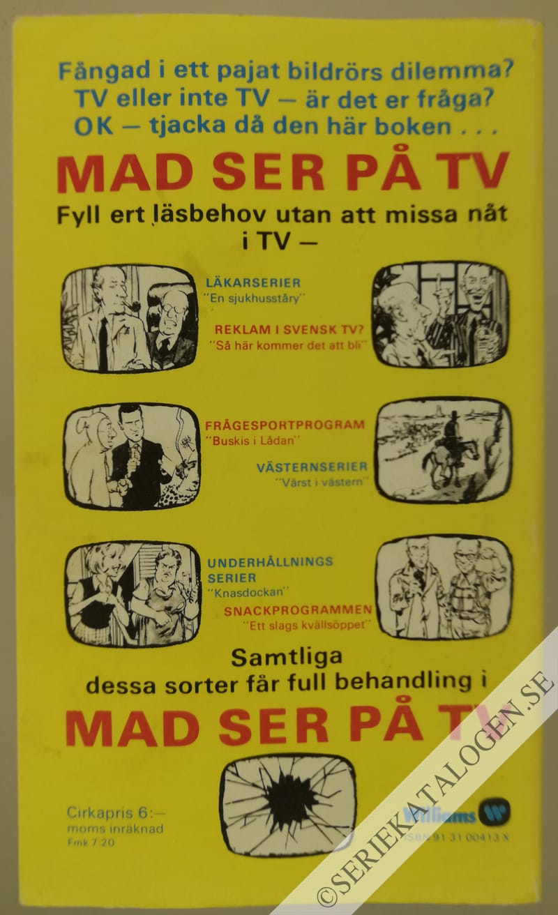Baksida på MAD ser på TV (1974)