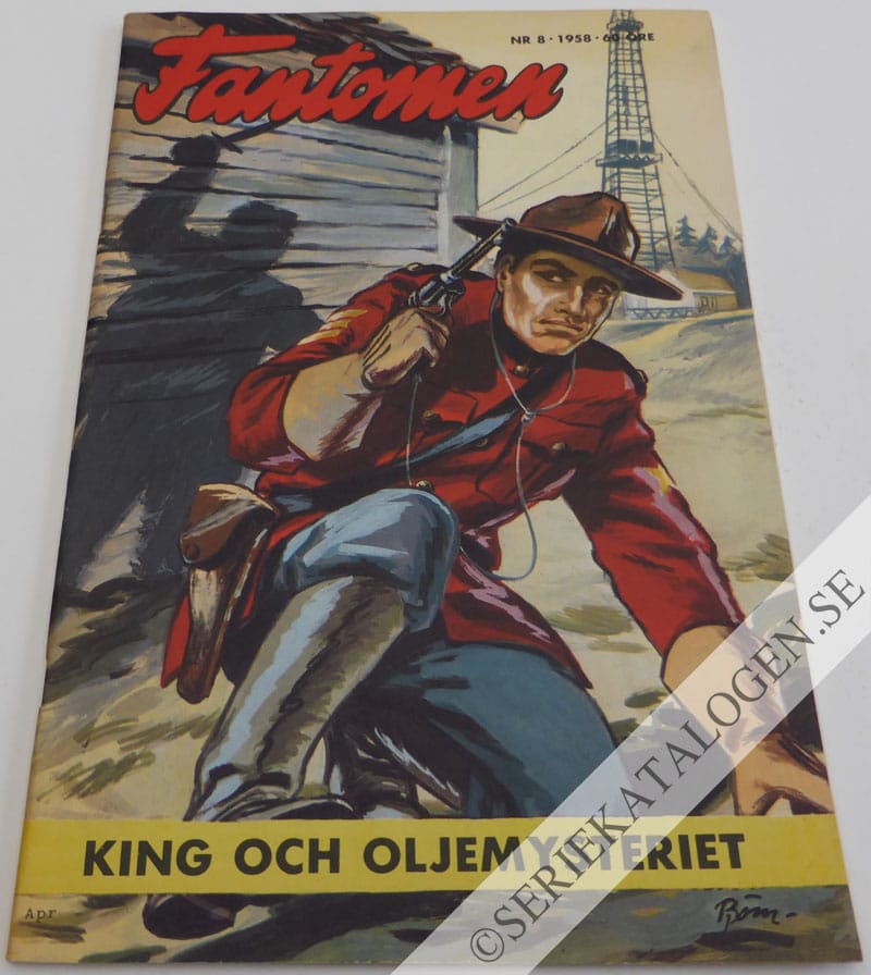 Framsida på Fantomen #8 (1958)