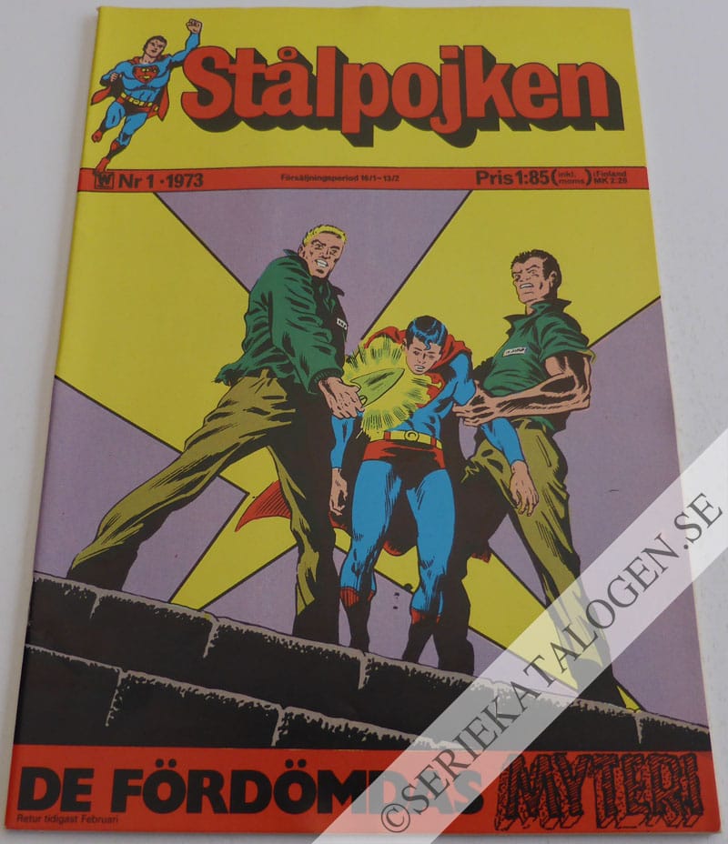 Framsida på Stålpojken #1 (1973)
