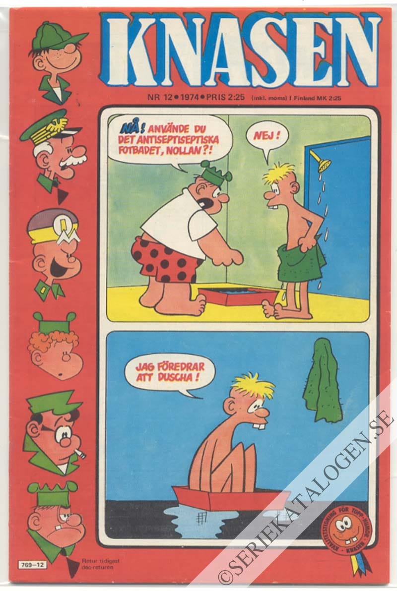 Framsida på Knasen #12 (1974)