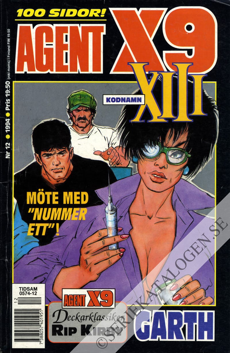 Framsida på Agent X9 #12 (1994)