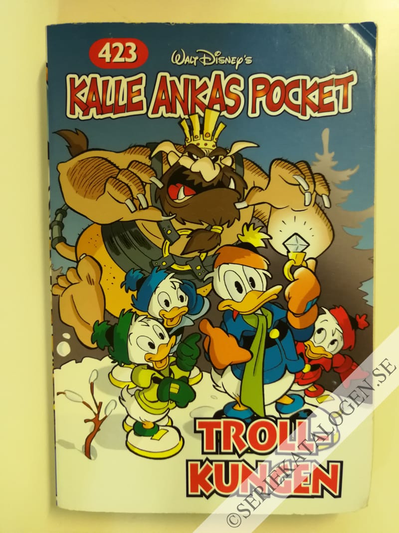Framsida på Kalle Ankas pocket #423 - Trollkungen (2014)