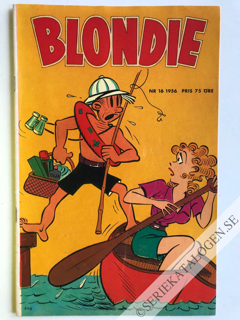 Framsida på Blondie #16 (1956)