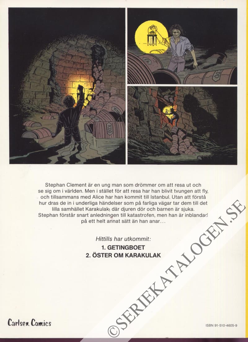 Baksida på Öster om Karakulak (1987)