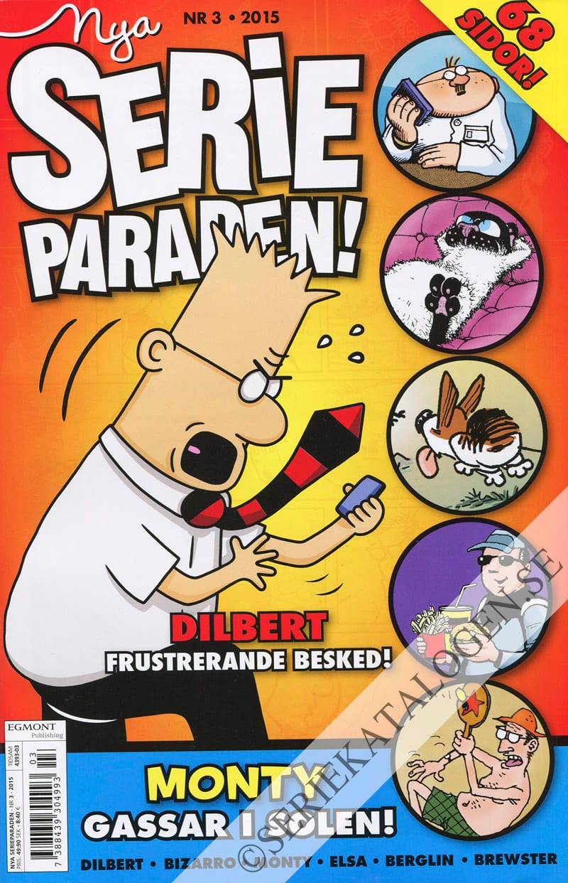 Framsida på Nya Serieparaden #3 (2015)