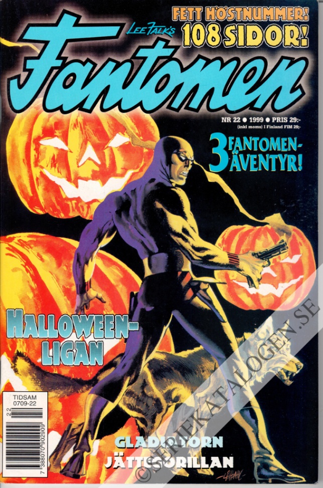 Framsida på Fantomen #22 (1999)
