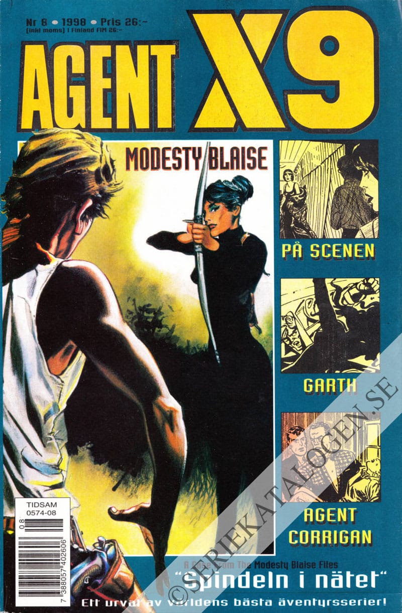 Framsida på Agent X9 #8 (1998)