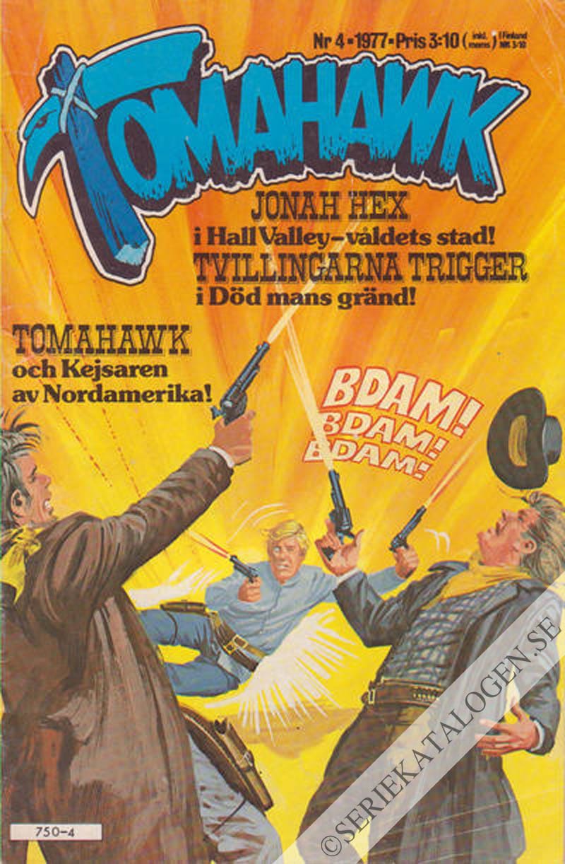 Framsida på Tomahawk #4 (1977)
