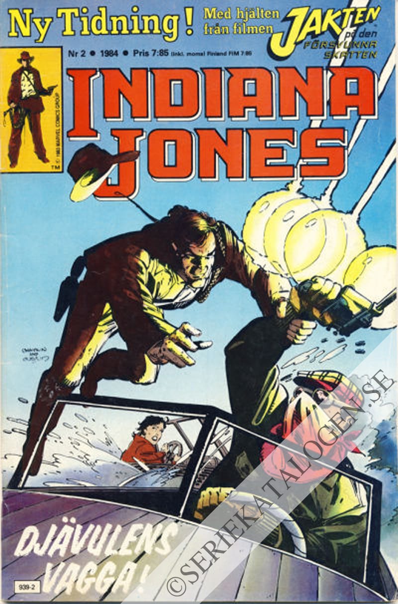 Framsida på Indiana Jones #2 (1984)