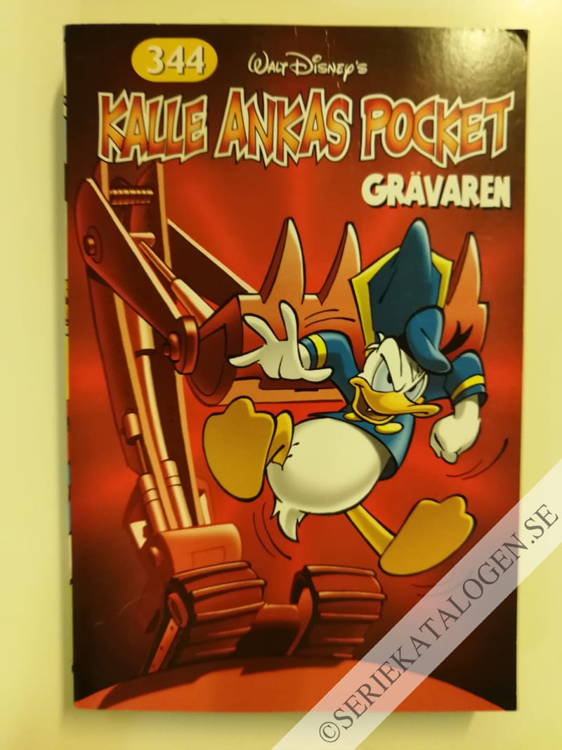 Framsida på Kalle Ankas pocket #344 - Grävaren (2007)