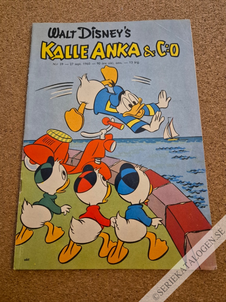 Framsida på Kalle Anka & C:o #39 (1960)