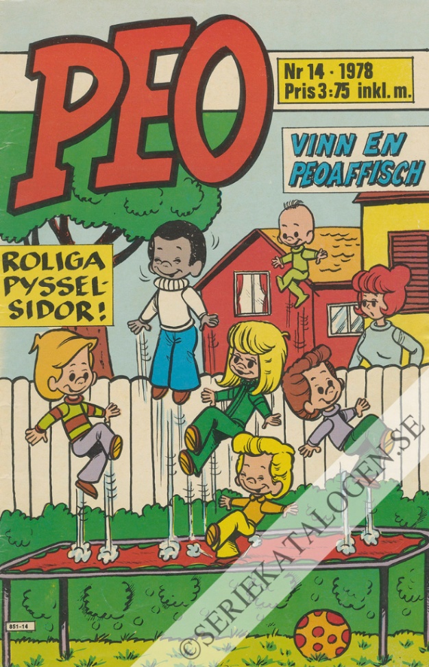 Framsida på Peo #14 (1978)