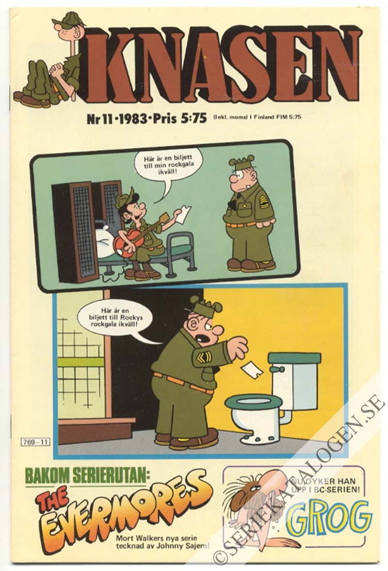 Framsida på Knasen #11 (1983)
