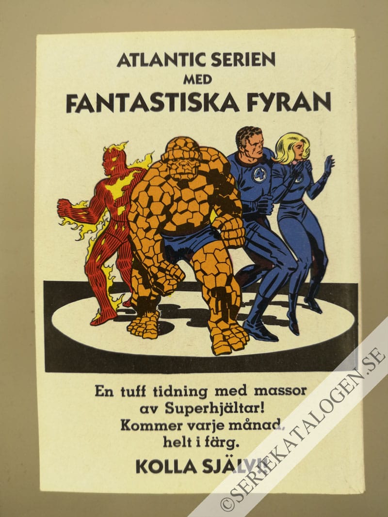Baksida på Självmordspatrullen (1979)