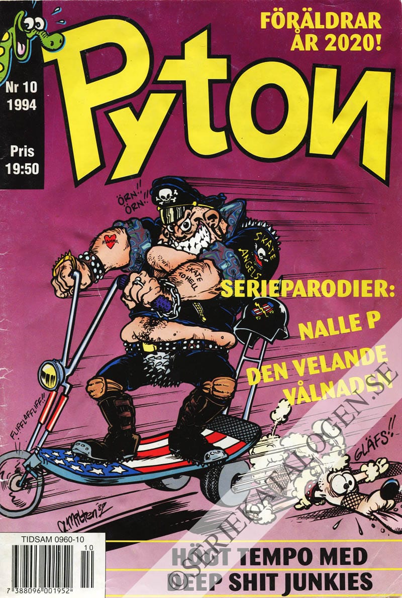 Framsida på Pyton #10 (1994)
