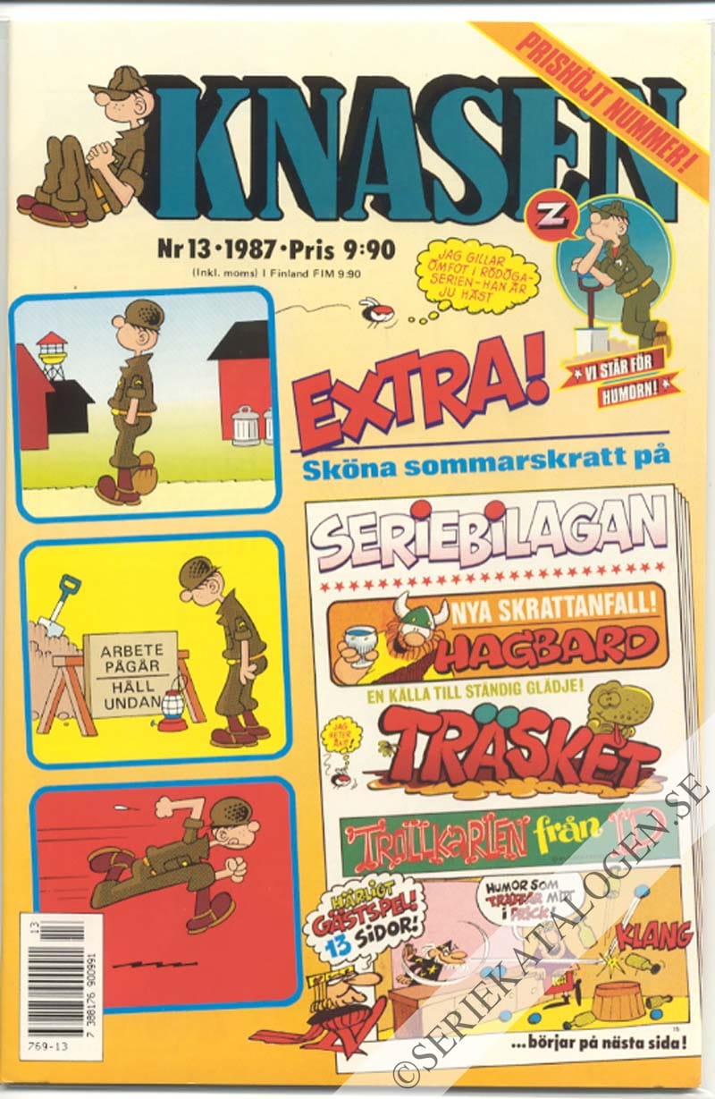Framsida på Knasen #13 (1987)