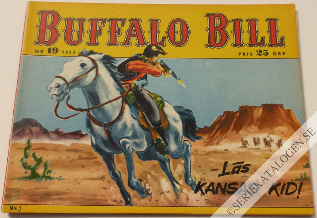 Framsida på Buffalo Bill #19 (1953)