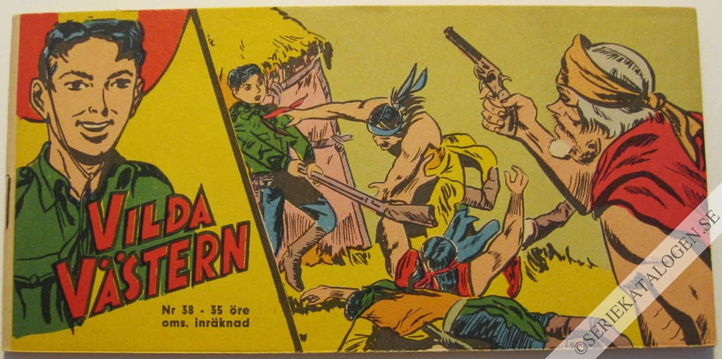 Framsida på Vilda Västern #38 (1962)