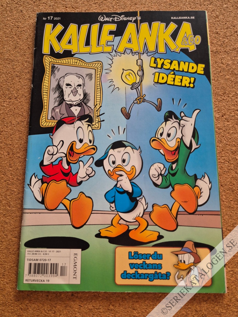 Framsida på Kalle Anka & C:o #17 (2021)