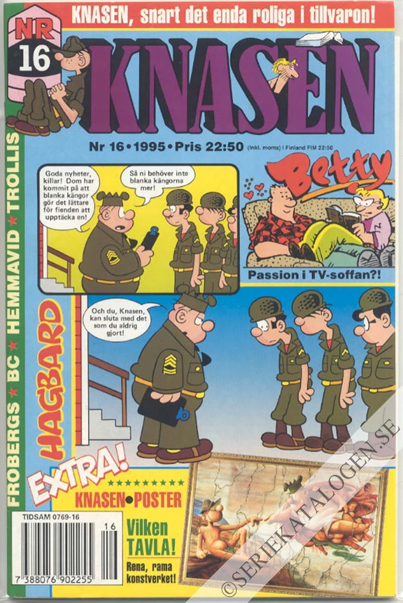 Framsida på Knasen #16 (1995)