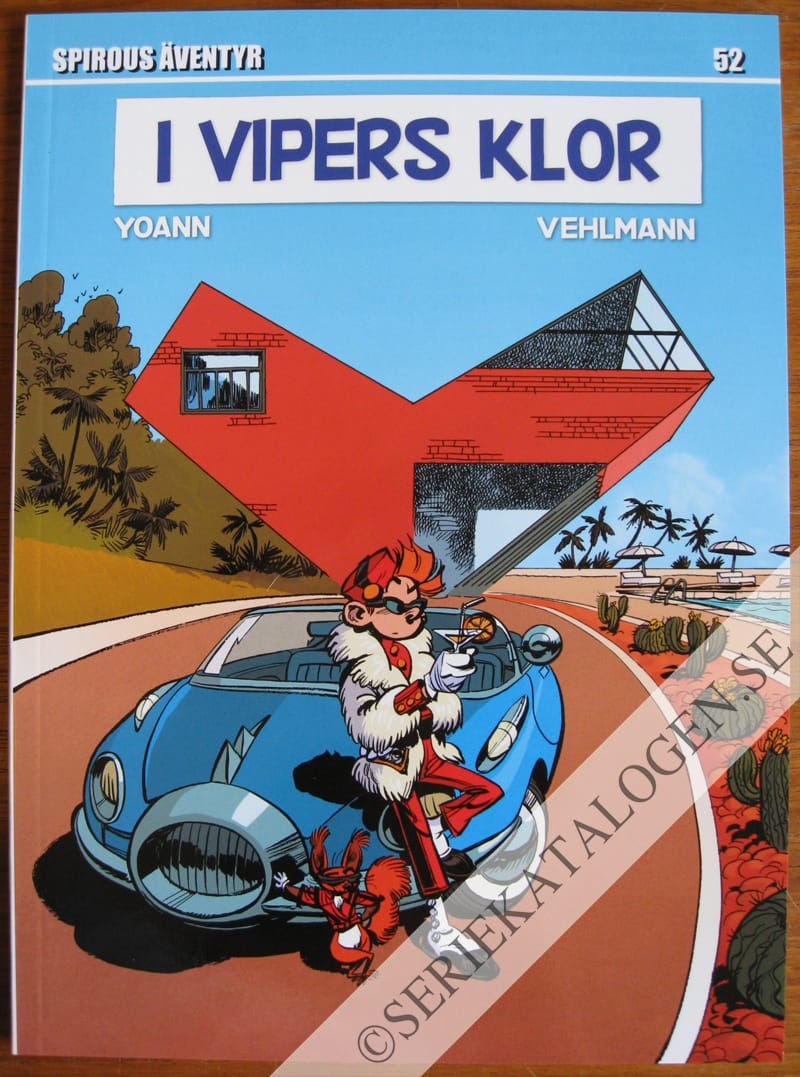 Framsida på Spirous äventyr #52 - I Vipers klor (2013)