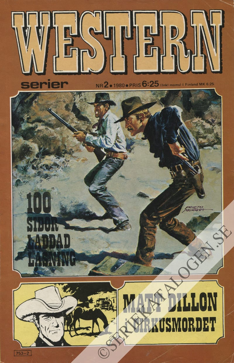 Framsida på Westernserier #2 (1980)
