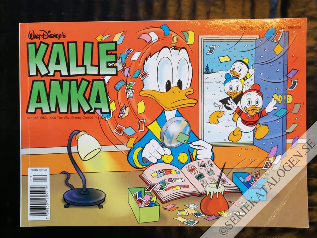 Framsida på Kalle Ankas julbok (2006)