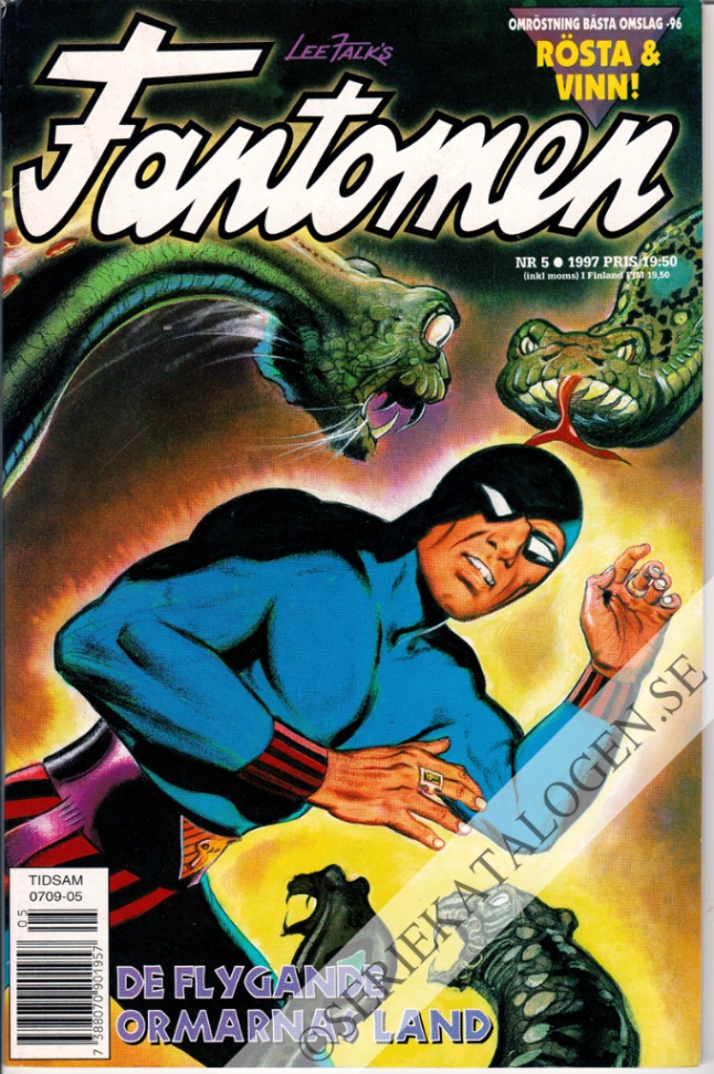 Framsida på Fantomen #5 (1997)