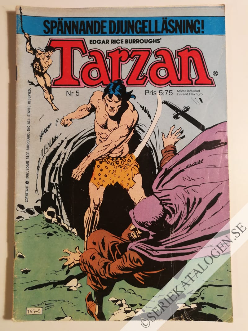 Framsida på Tarzan #5 (1982)