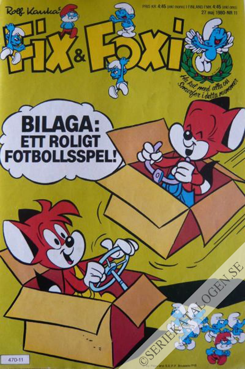 Framsida på Fix och Foxi #11 (1980)