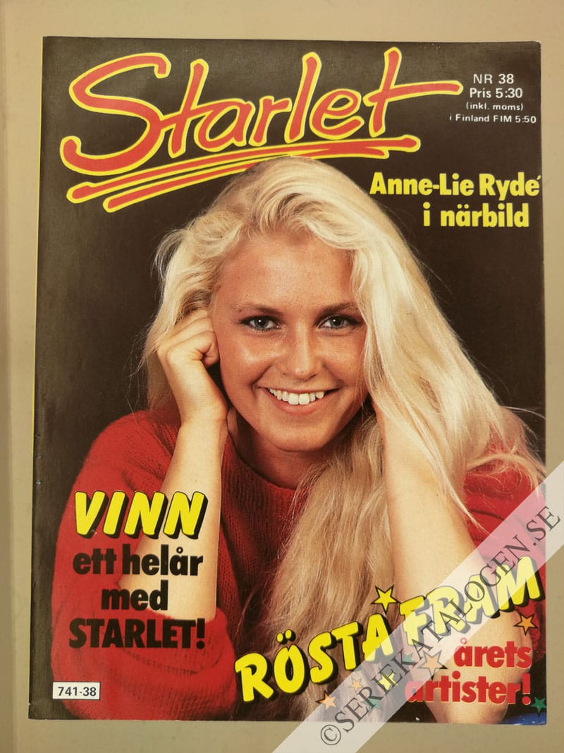 Framsida på Starlet #38 (1985)