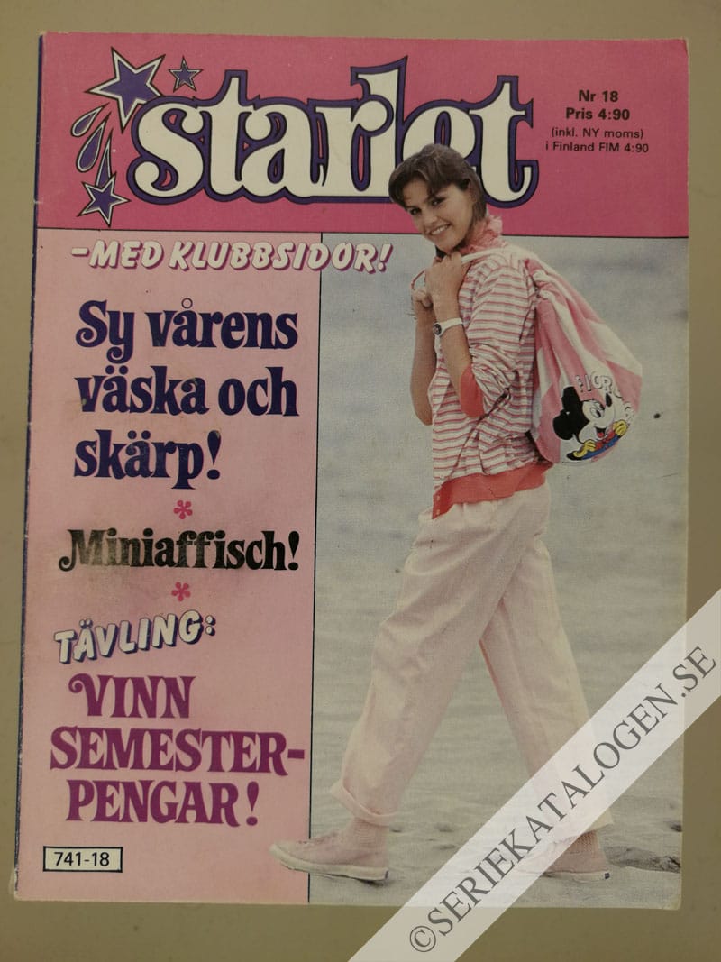 Framsida på Starlet #18 (1983)