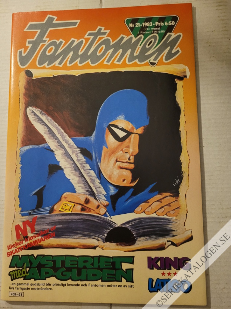 Framsida på Fantomen #21 (1983)