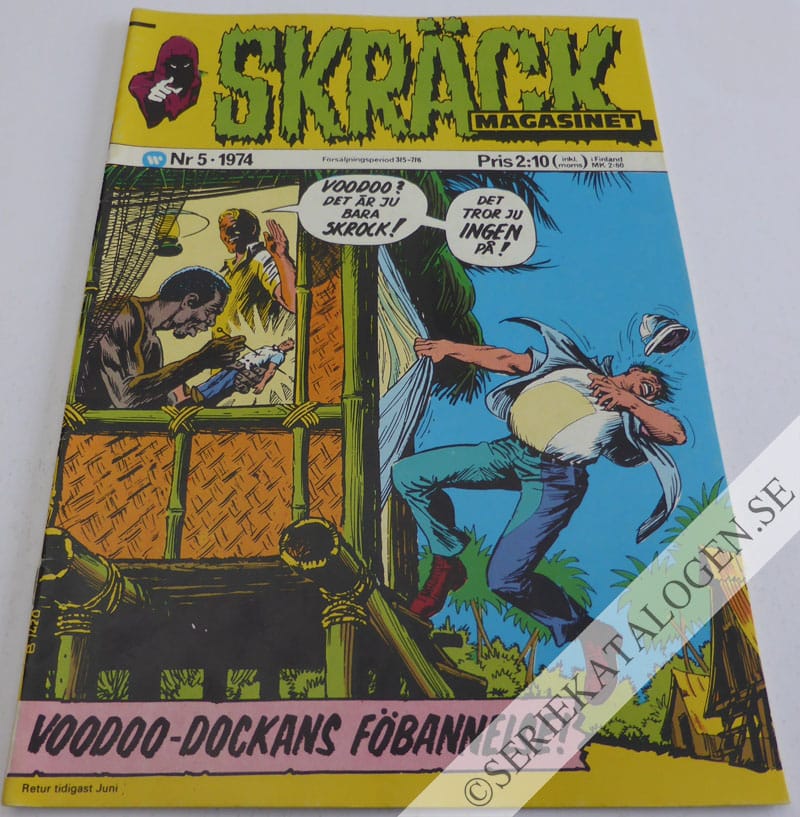 Framsida på Skräckmagasinet #5 (1974)