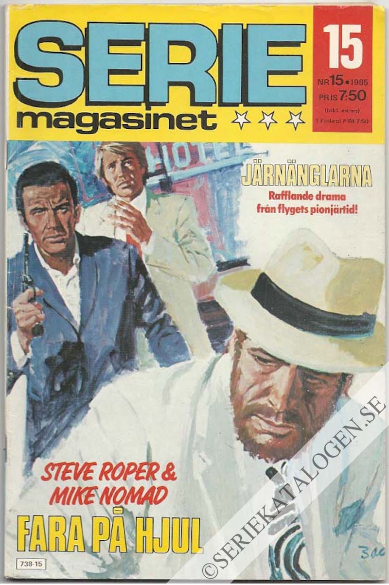 Framsida på Seriemagasinet #15 (1985)