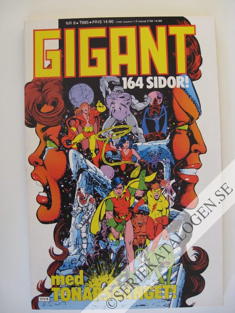 Framsida på Gigant #8 (1985)