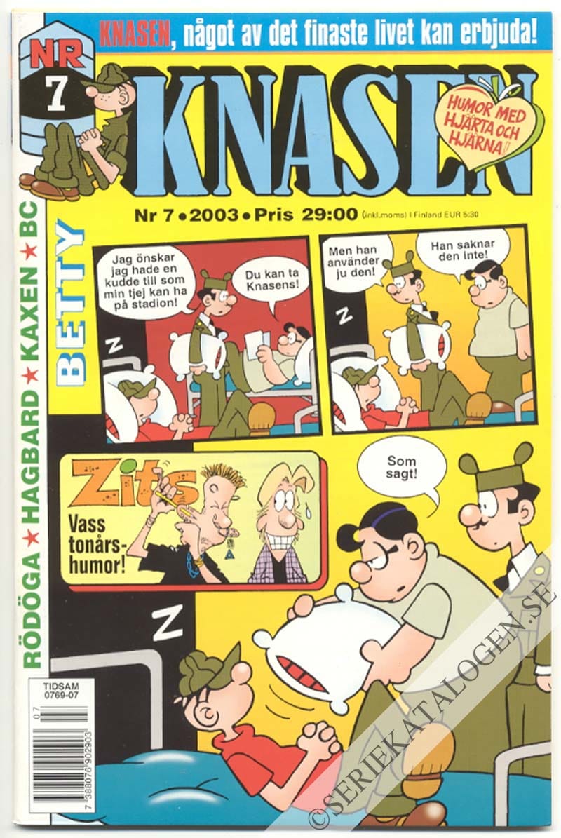 Framsida på Knasen #7 (2003)