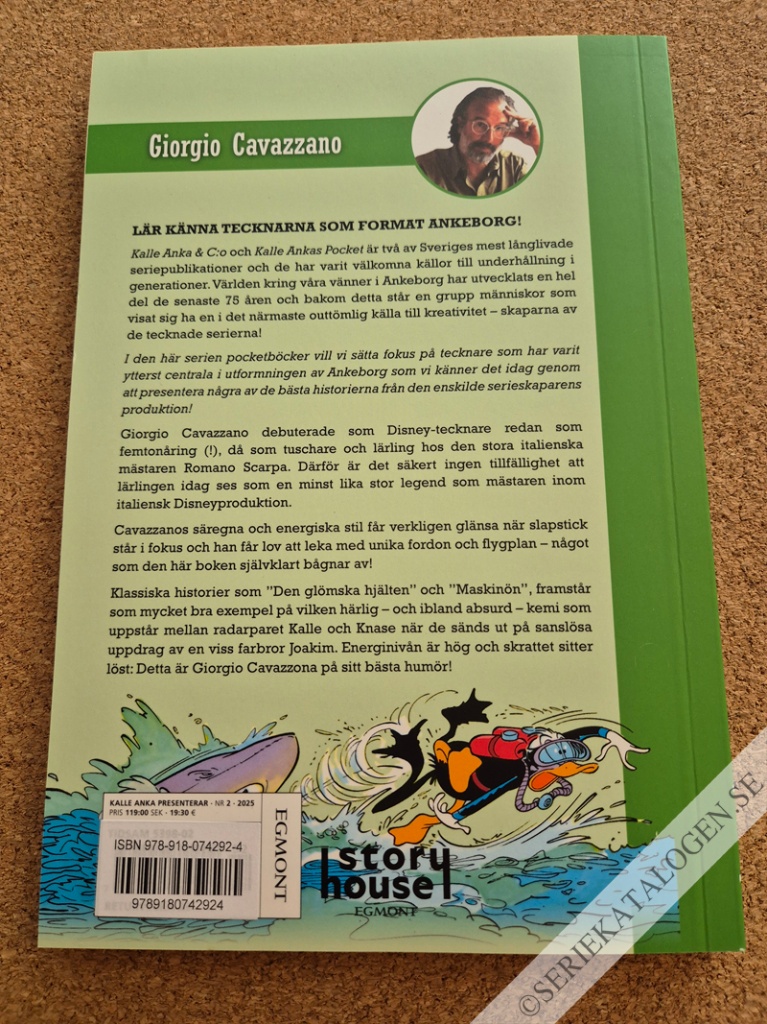 Baksida på Giorgio Cavazzano (2025)