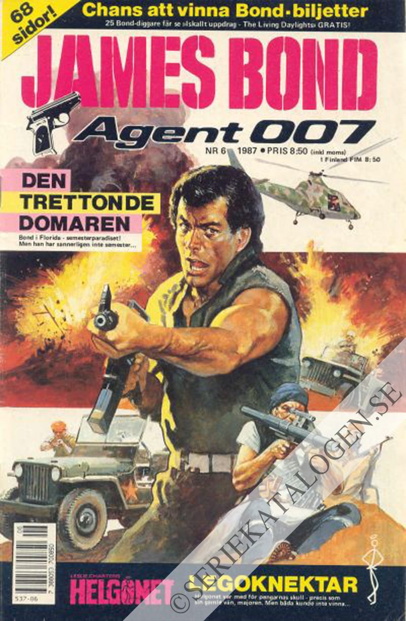 Framsida på James Bond agent 007 #6 (1987)