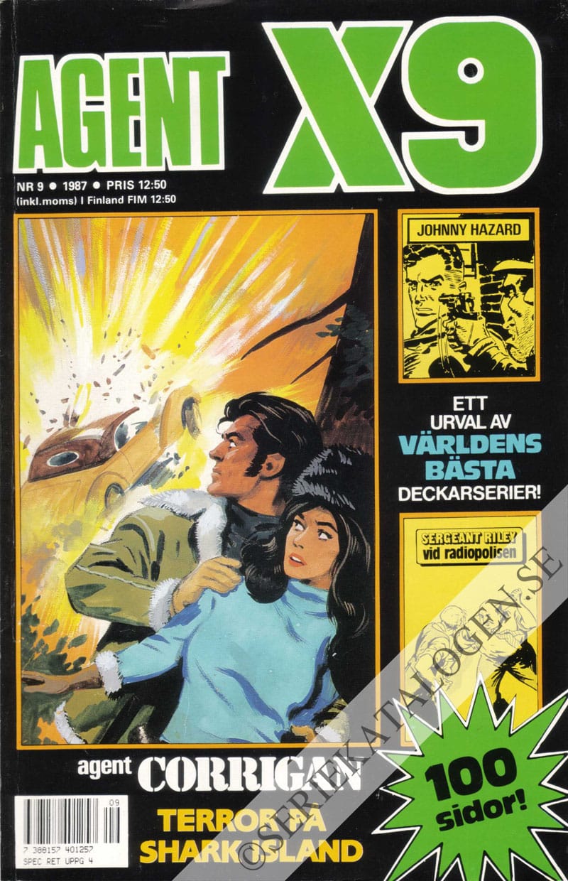 Framsida på Agent X9 #9 (1987)