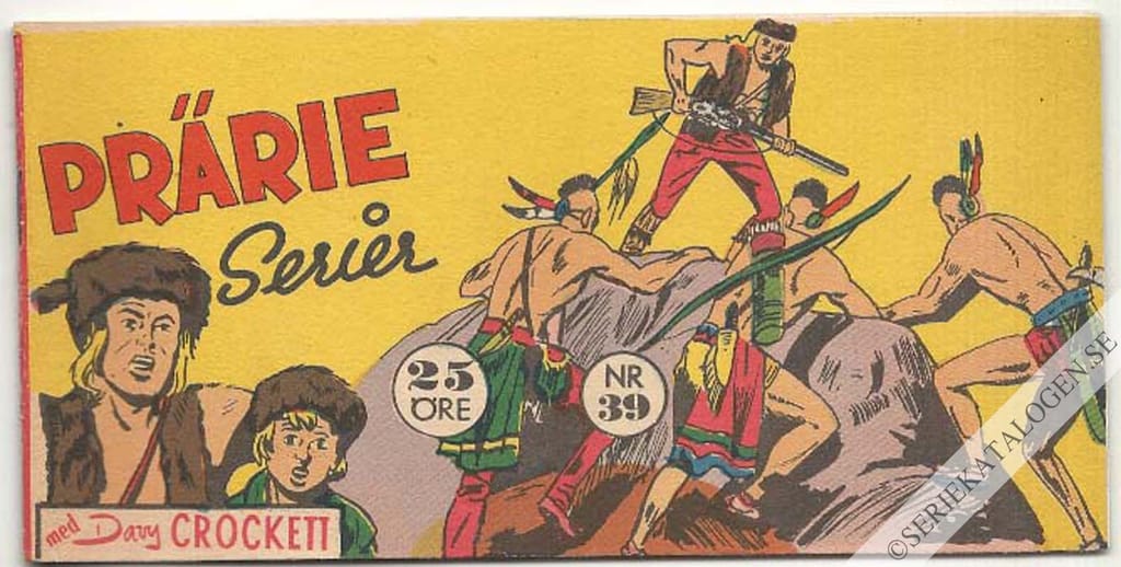 Framsida på Prärie-serier #39 (1958)