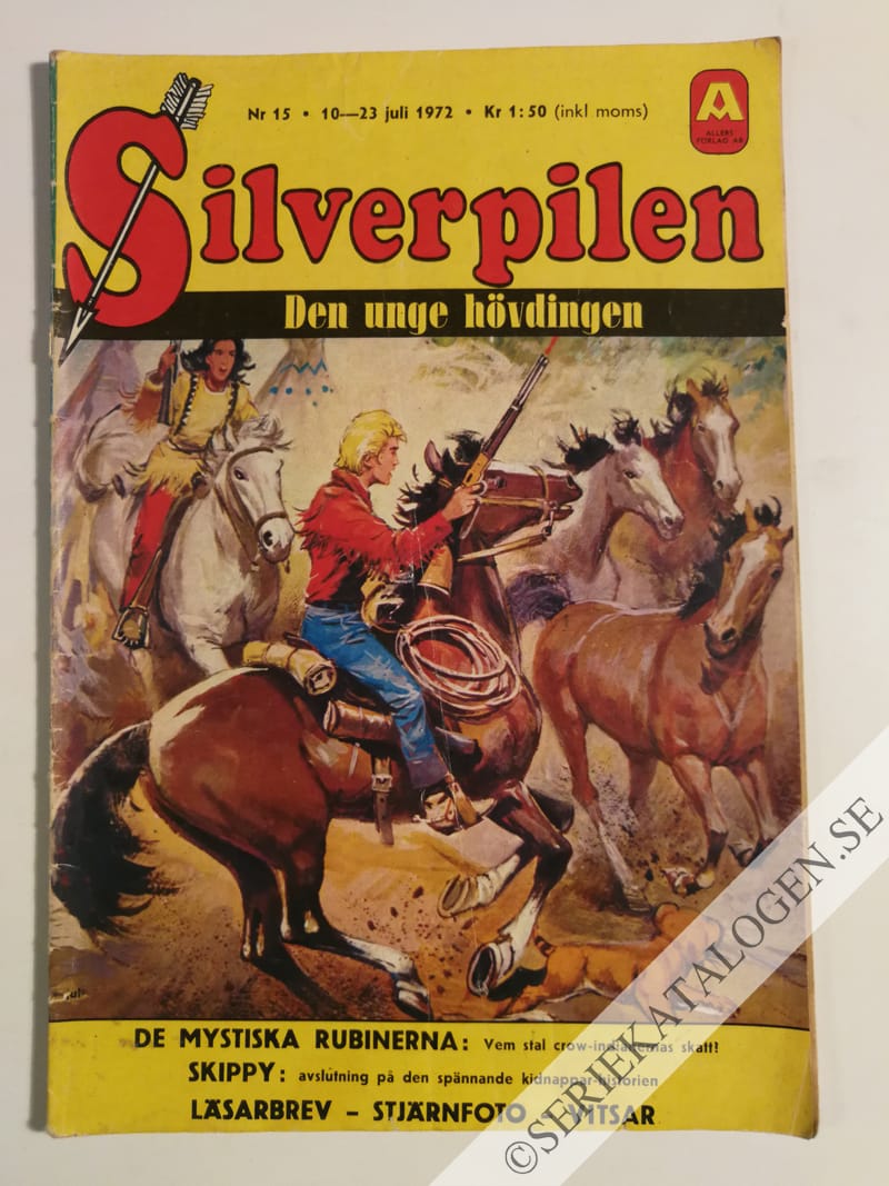 Framsida på Silverpilen #15 (1972)