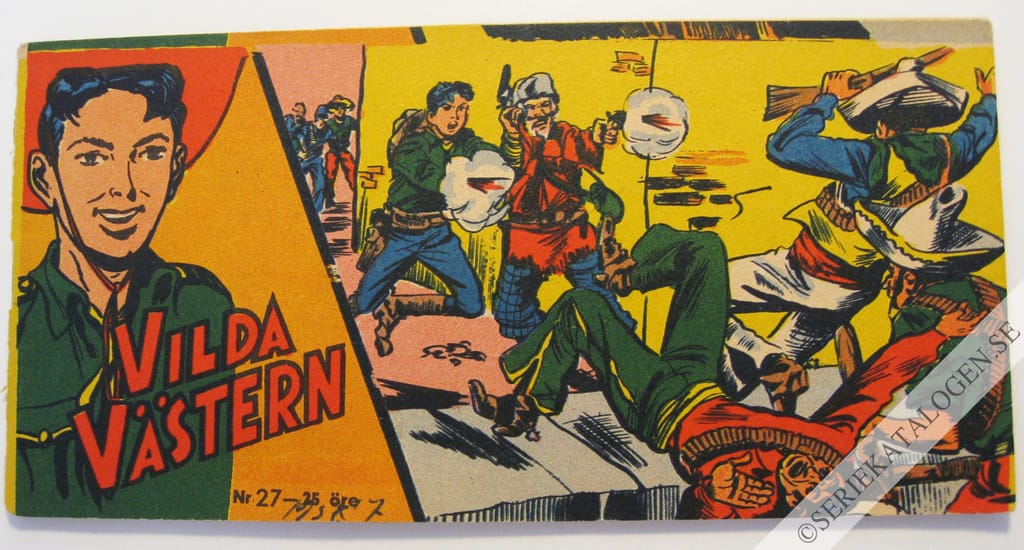 Framsida på Vilda Västern #27 (1957)