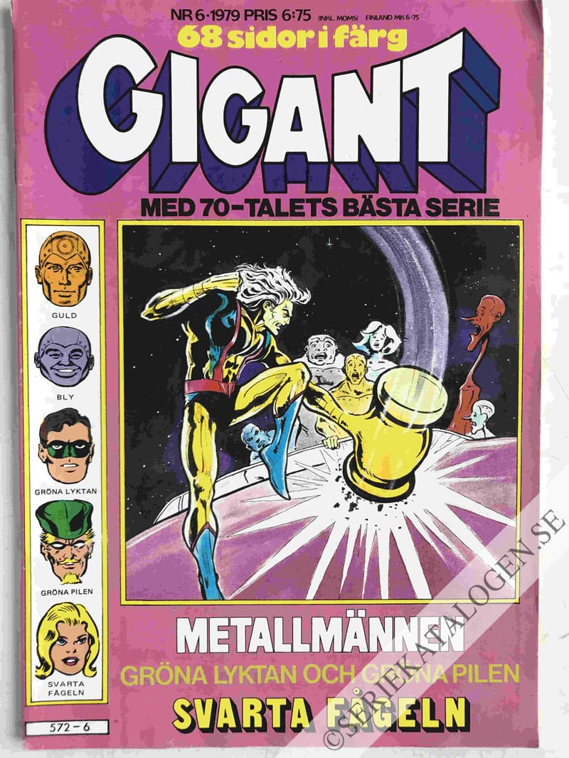 Framsida på Gigant #6 (1979)
