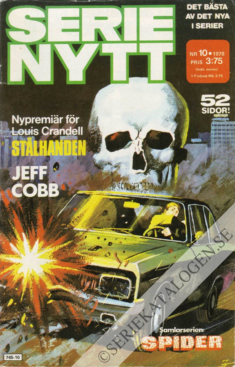 Framsida på Serie-Nytt #10 (1978)