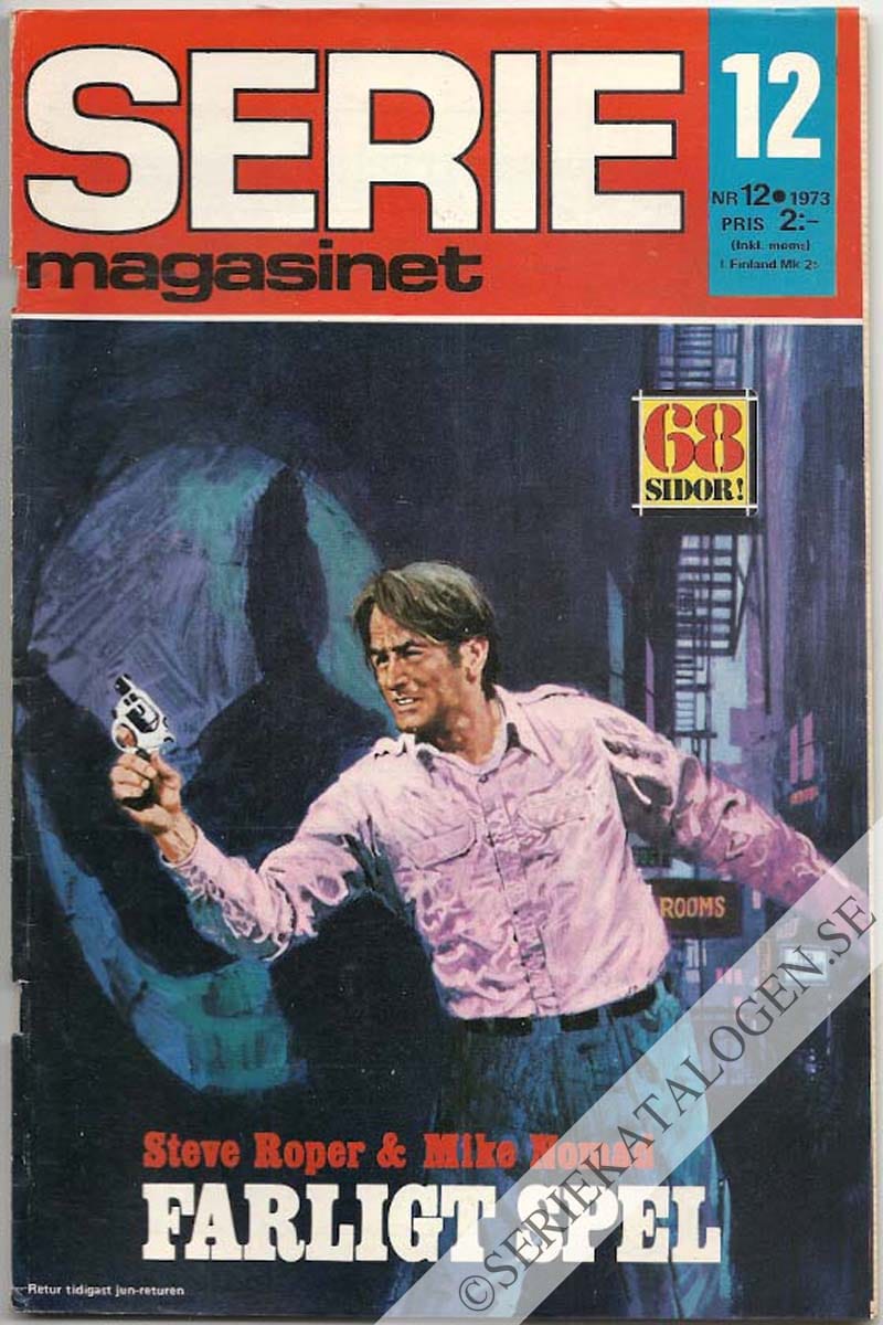 Framsida på Seriemagasinet #12 (1973)