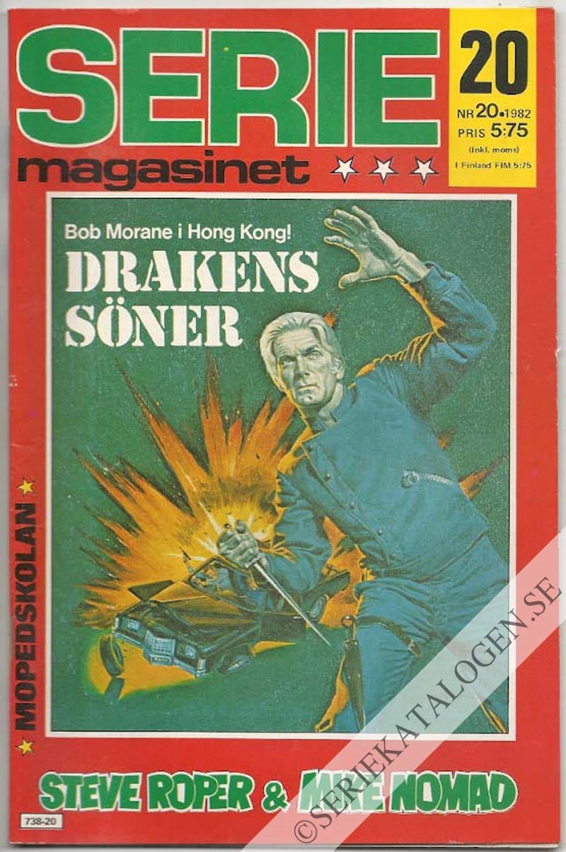 Framsida på Seriemagasinet #20 (1982)
