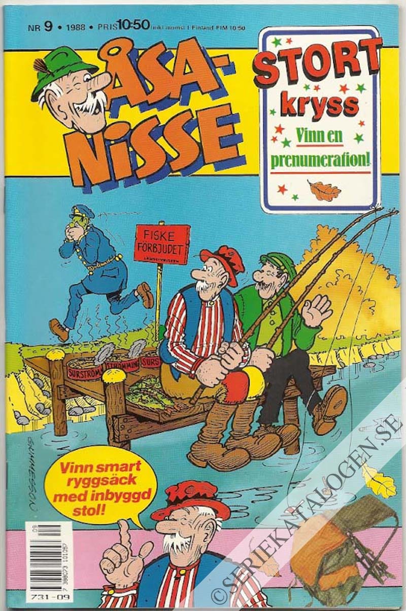 Framsida på Åsa-Nisse #9 (1988)