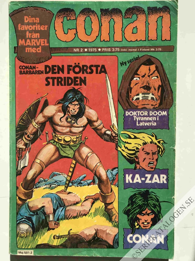 Framsida på Conan #2 (1975)