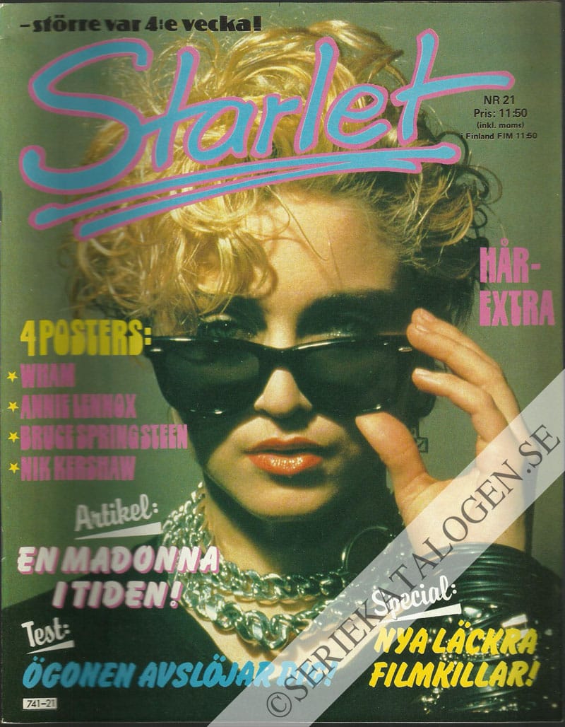 Framsida på Starlet #21 (1985)